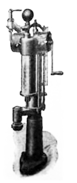 A early Bowser Gasoline Pump illustration in AOGHS oil history forum.