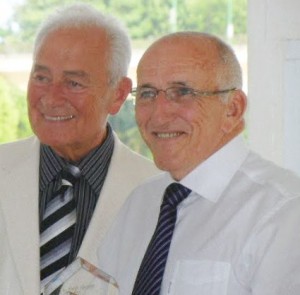 The two oil history pioneers.