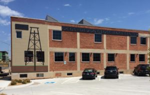 Exterior of Mid-Continent Geological Library in Oklahoma City.