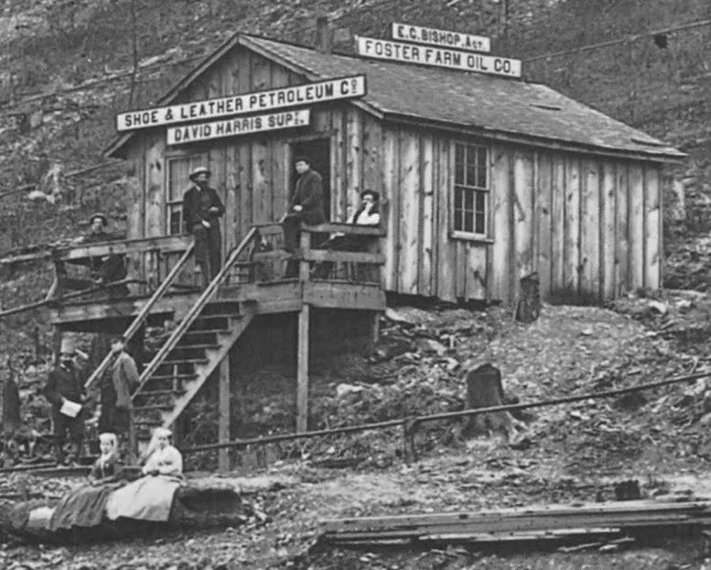 Foster Farm Oil Company building circa 1866, 