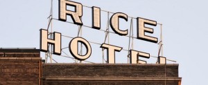 Rice Hotel, where Houston Petroleum Club met in 1951.